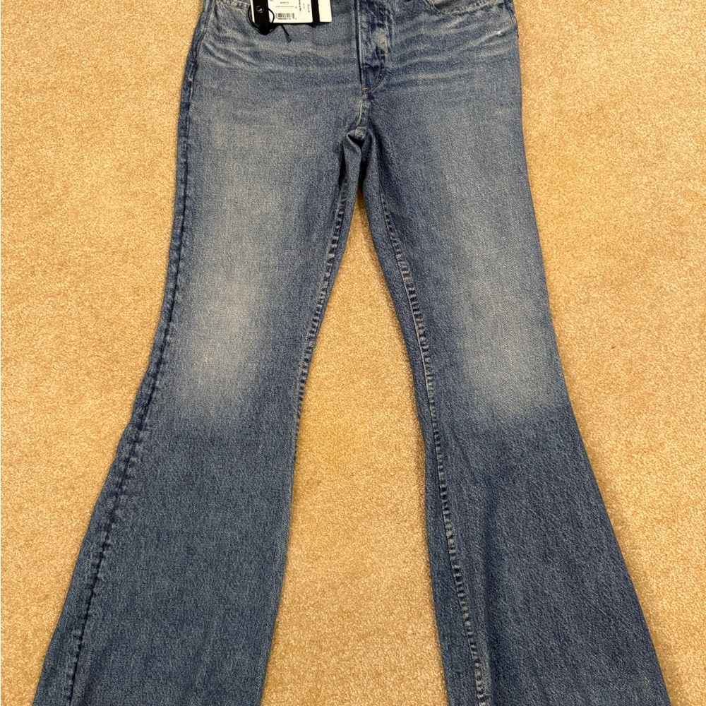 Women's Blue Flared Jeans